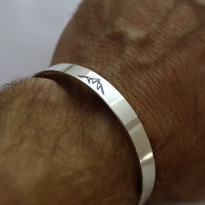 Mountain bracelets for men