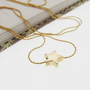 Gold Filled Star Choker Necklace
