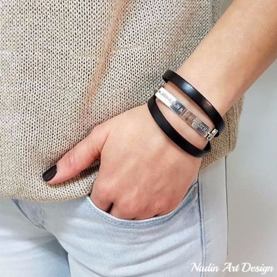 Personalized wrap bracelets hotsell