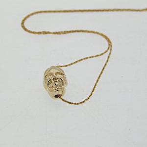 Skull Charm Choker Necklace