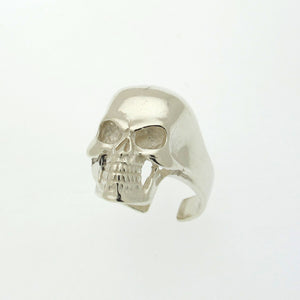 Sterling Silver Skull Signet Ring