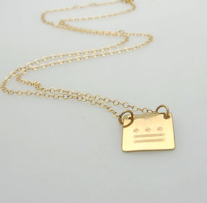 Small Charm Initials Necklace