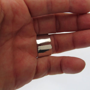 Engraved Sterling Silver Ring For men