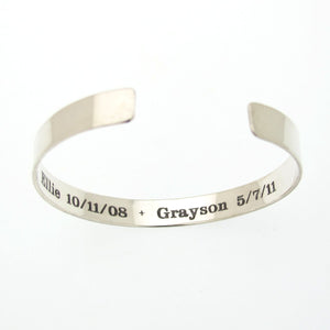 In Memory Of Dad Mom Custom bracelet