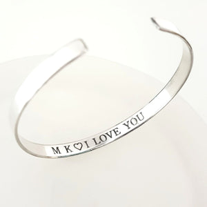 Personalized Love Bracelet for Her - Birthday Gift'