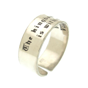 Custom Engraved Ring for Men and Women
