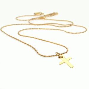 Cross Necklace - Silver Cross Pendant for Men
