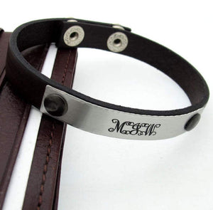 ID Custom Engraved Monogram Bracelet