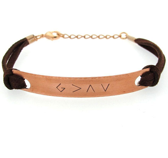  Inspirational Bible bracelet - G stands for God 
