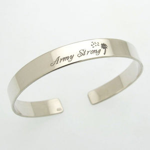Army Wife Personalized Bracelet