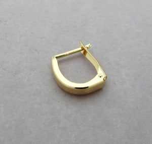 Men's Earring - oval shaped earring for men