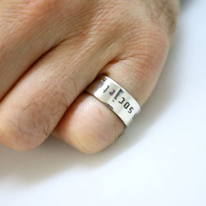 Custom Message Ring - Father's Day Gift