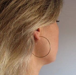 medium Gold Hoop Earrings