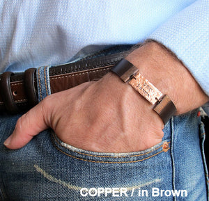 Adjustable Leather Bracelet for Men