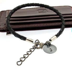 Braided Bracelet with Custom Charm