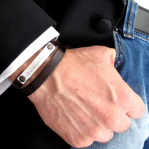 Custom EKG Bracelet for Men - Cool Mens Gift Idea