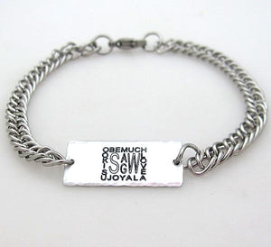 Chainmaille Bracelet - ID Bracelet for Men