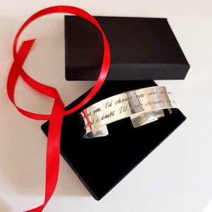 Love Mens Custom Bracelet - Husband Gift