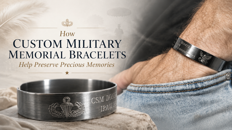 Personalized Military Remembrance Bracelets