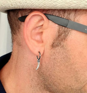 Earring for men - this is how it gets fashionable. Modern men's earrings