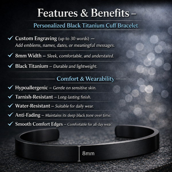 Heart Beat cuff bracelet for Men