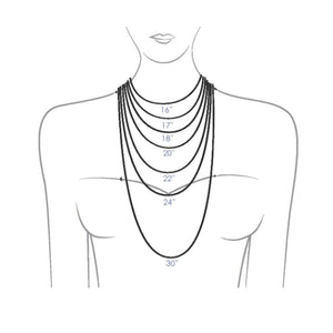 Gold Pendant Necklace - Mother Daughter Gift
