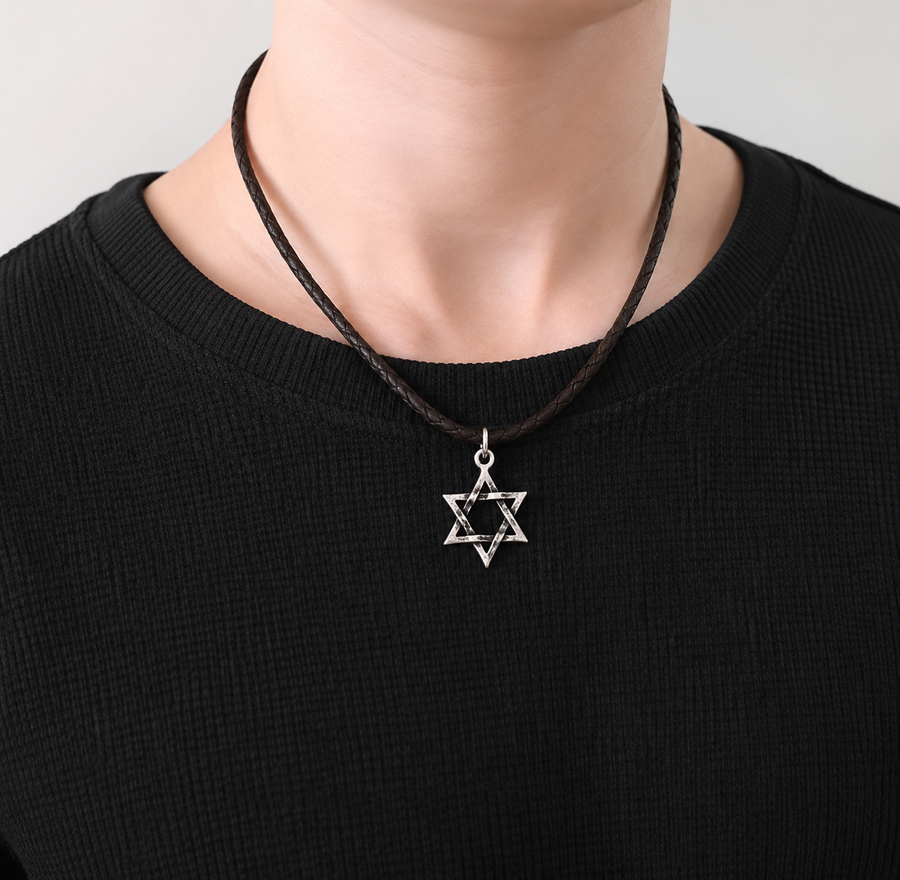 Star of David Pendant Jewish Necklace