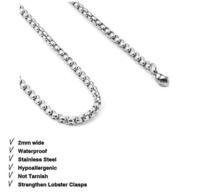 Mens Hamsa Necklace - Amulets of Harmony, Hand of Fatima Pendant