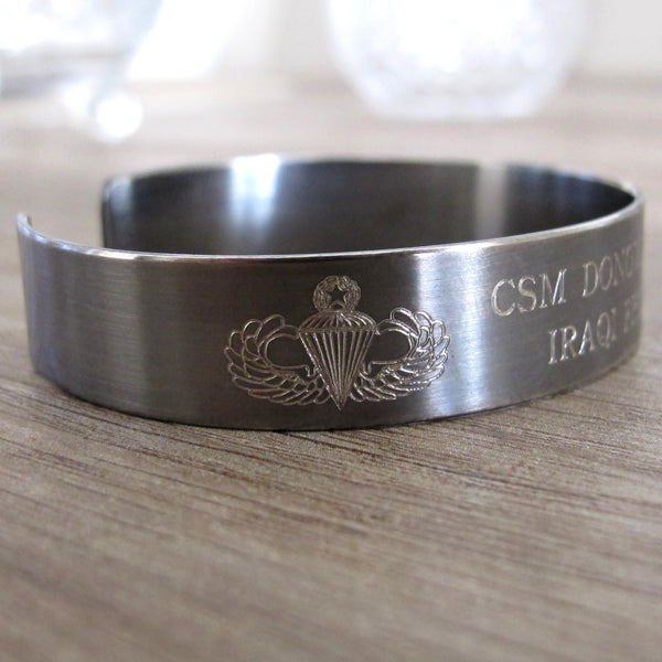 Airborne wing bracelet - Custom KIA bracelet