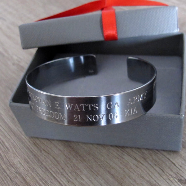 Custom Army Cuff bracelet