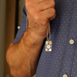 Israeli Army Dog Tag IDF Pendant Necklace