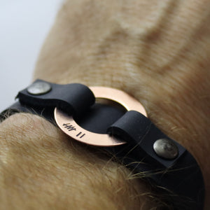 Personalized Wristband - Gift for husband