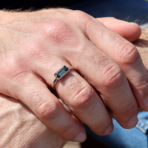 Signet Ring with gemstone for men