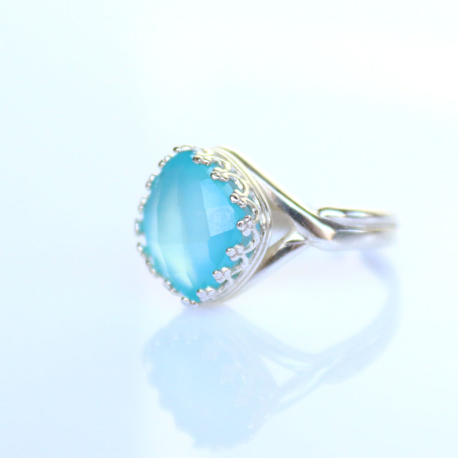 blue stone ring for men
