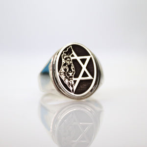 Star of David Signet for men