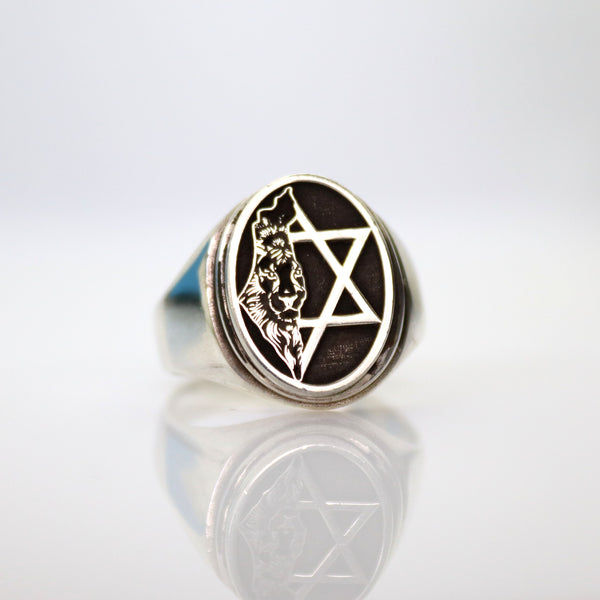 Star of David Signet for men