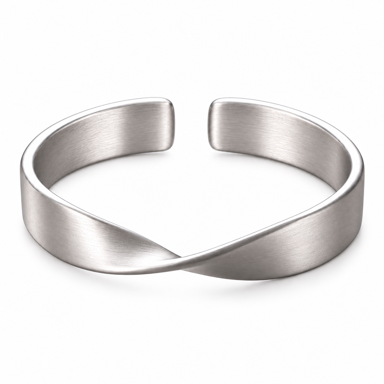 engraved Mobius Ring