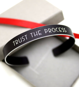 Meaningful Quote engraved Bracelet 
