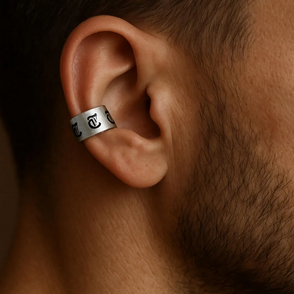 custom engraved  Non Pierce Ear Cuff for men