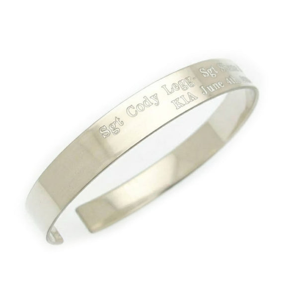 custom sgt US army bracelet for men