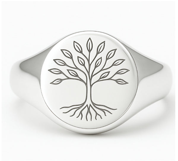  Family Tree signet Ring 