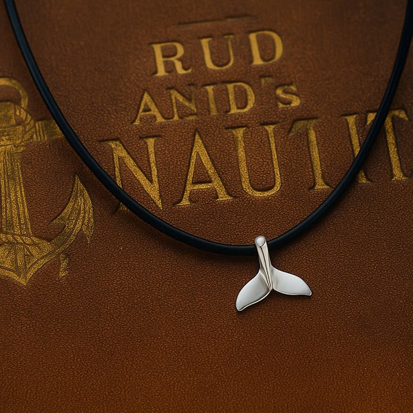 silver Whale nautical pendant
