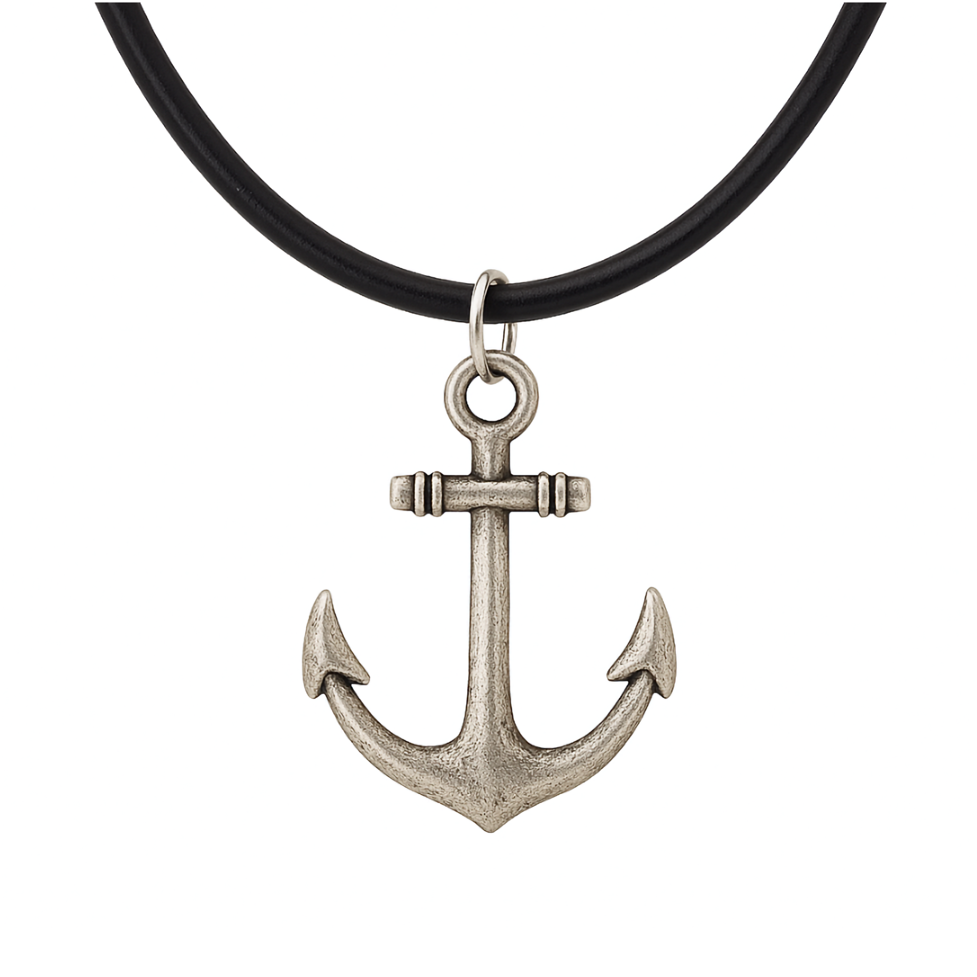 Anchor Necklace - Nautical Mens Pendant