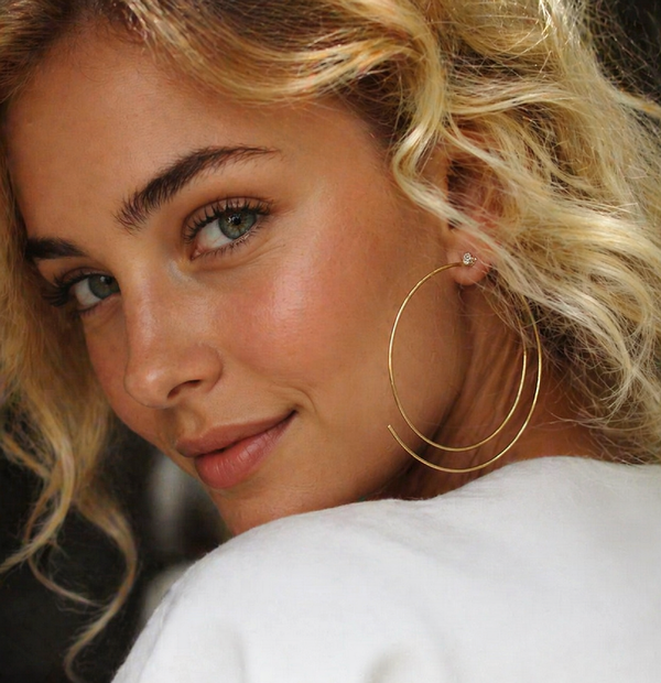 14K Gold Filled Everyday hoop Earrings