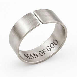 personalized man of god ring 
