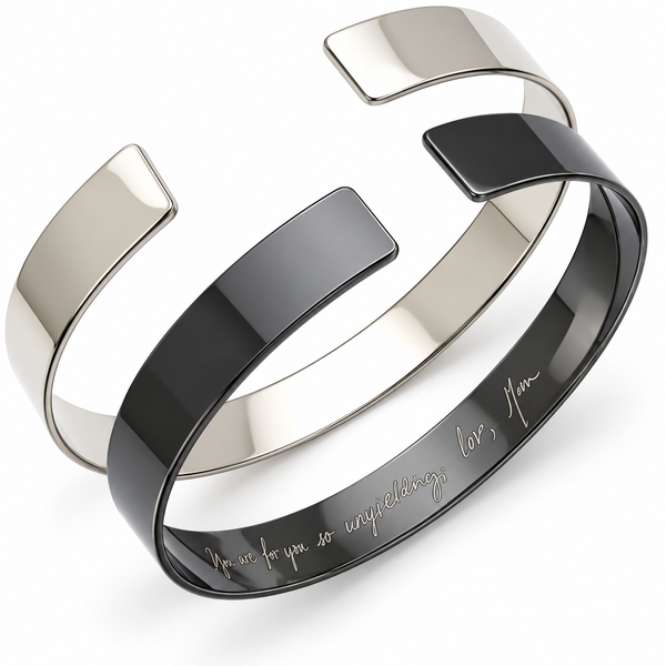 Actual Handwriting Engraved Bracelet