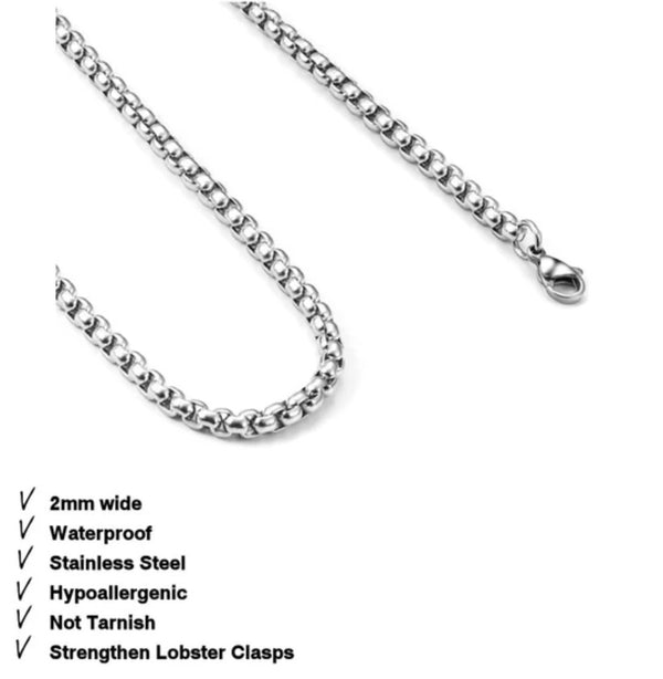 Triple Wrap Bracelet for Men Box Chain Bracelet