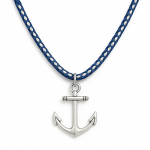 Anchor Pendant Necklace, Nautical gift