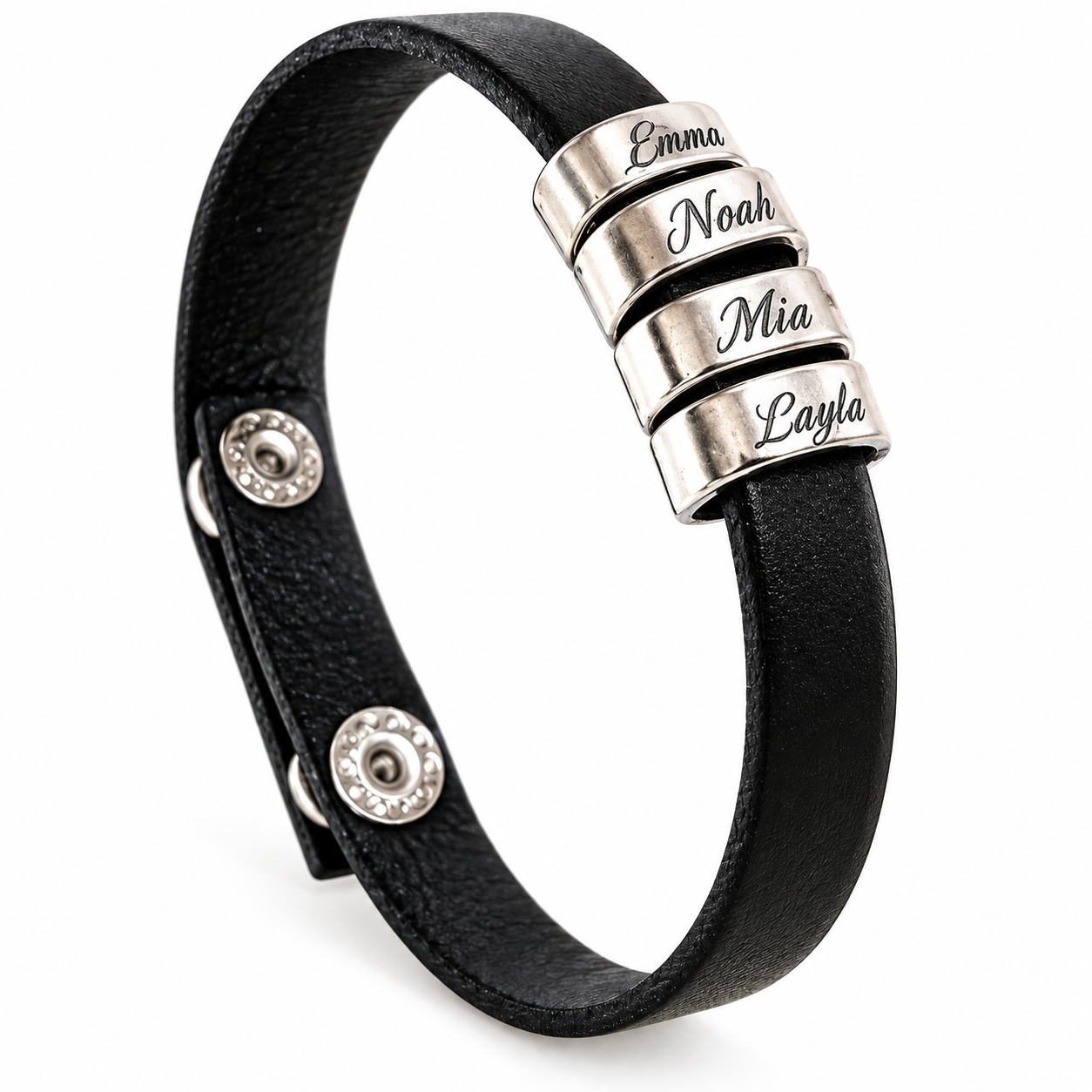 Personalized Bracelet with Kids Names for Men – Meaningful Gift for Dad