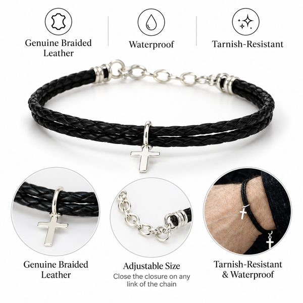 Cross Bracelet - Religious Gifts for him